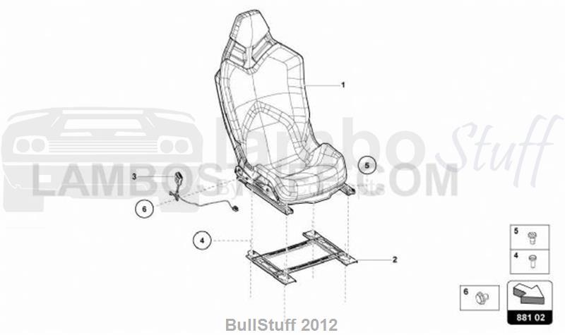 2016 Lamborghini AVENTADOR SV LP750-4 ROADSTER USA SEATS IN CAB (881.02.00)